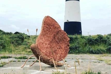 Sculpture spotting in Withernsea. (Pic credit: Route YC)