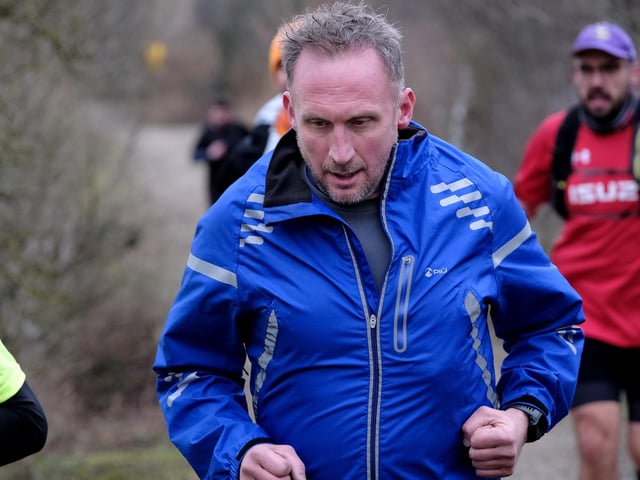 Wrapping up warm at the North Yorkshire Water Park Parkrun.
