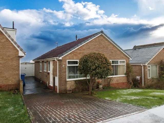 This three bedroom and one bathroom detached bungalow is for sale with DMA Estate Agents with a guide price of £240,000.