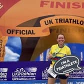 Scarborough Athletic Club's Carey Bilton competed in a Sprint Triathlon at the York Sports Village.
