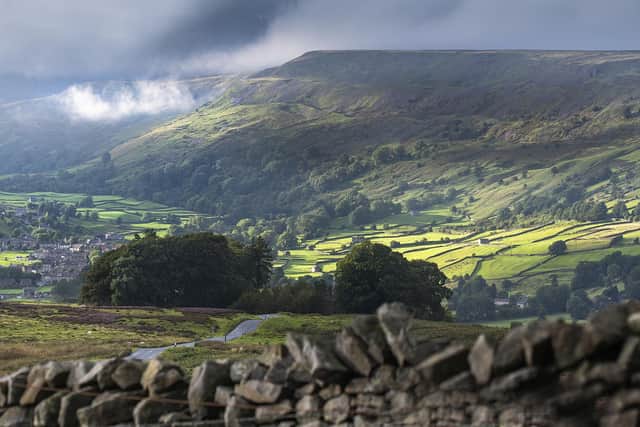 A view of Swaledale with Reeth in the distance. A priority of the draft housing strategy is to address rural housing needs.