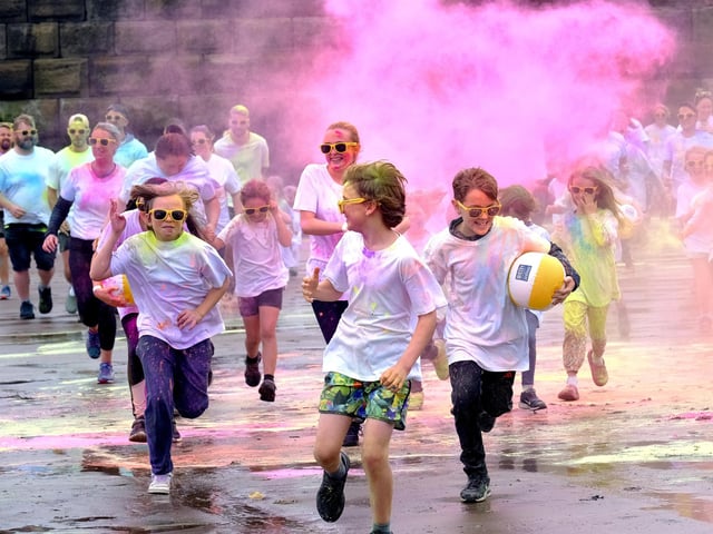 Plenty of fun and smiles in Whitby Colour Run.