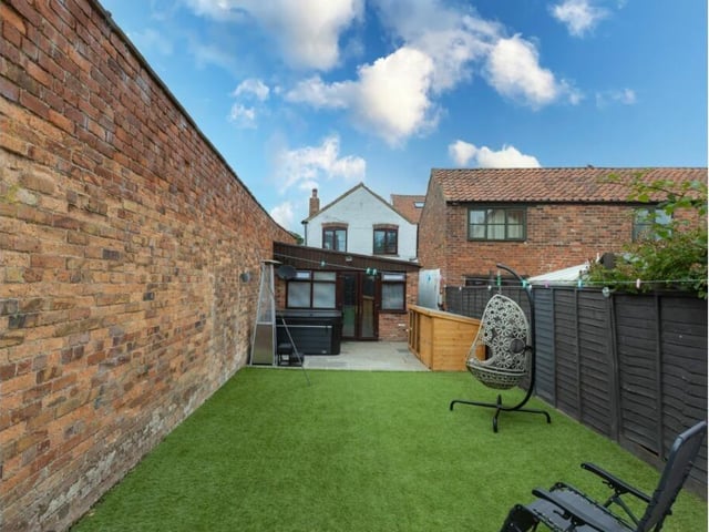 This low maintenance, enclosed garden adds to the facilities.