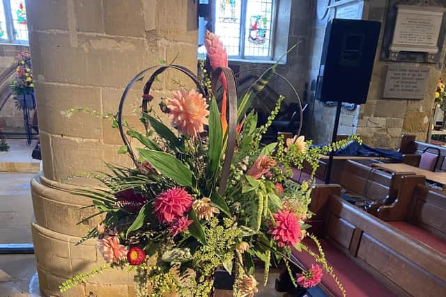 The Flower Festival had 23 magnificent exhibits and was seen by almost 1,000 visitors over the course of the weekend.