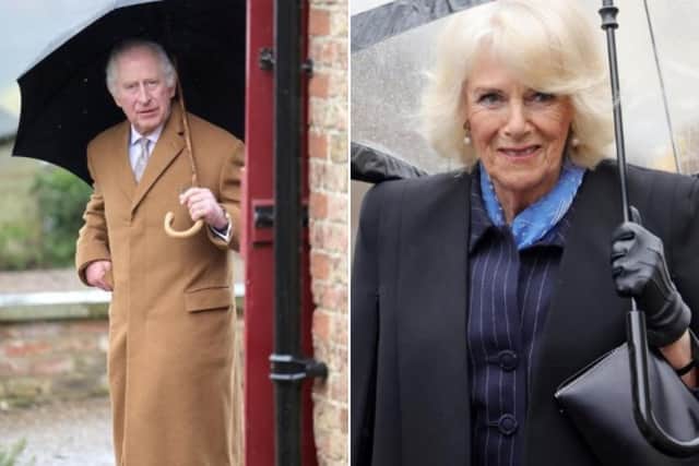 King Charles III and The Queen Consort visit the Talbot Yard food court on April 5, in Malton, to meet local producers and charitable organisations.
Photos by Chris Jackson/Getty Images