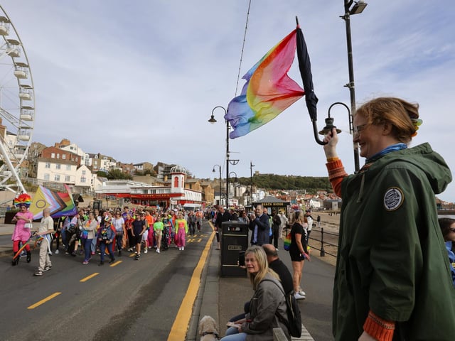 Hundreds of spectators came out to watch the parade and support the event.