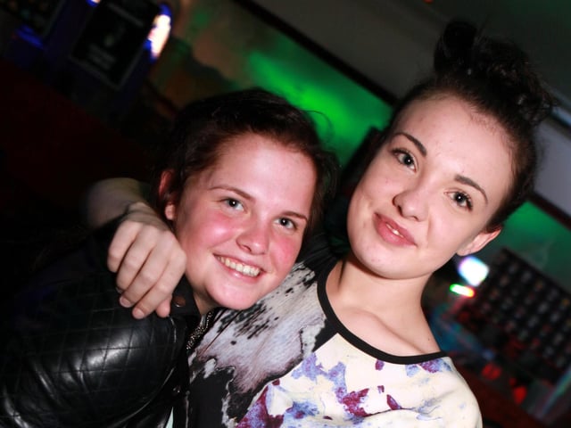 Stacey and Emma in Quids Inn.