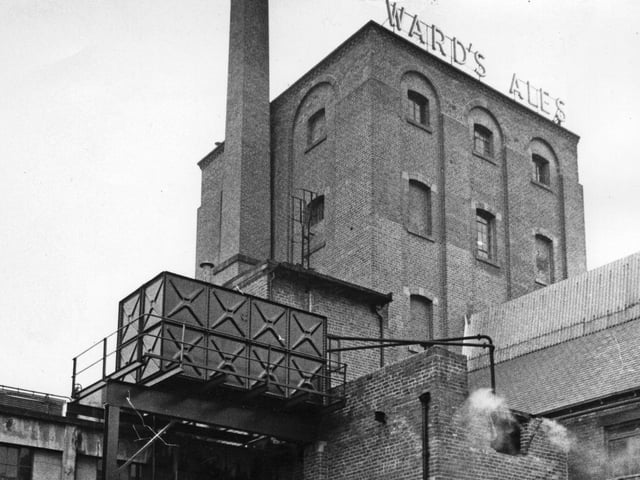Ward's Brewery on Ecclesall Road, Sheffield on February 21, 1979