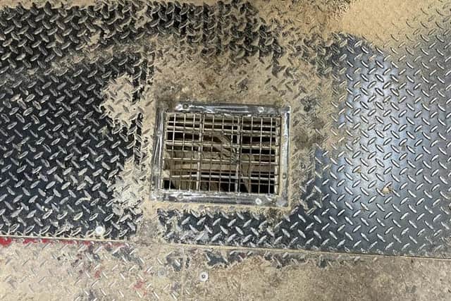 The improved guarding put in place - Image: HSE