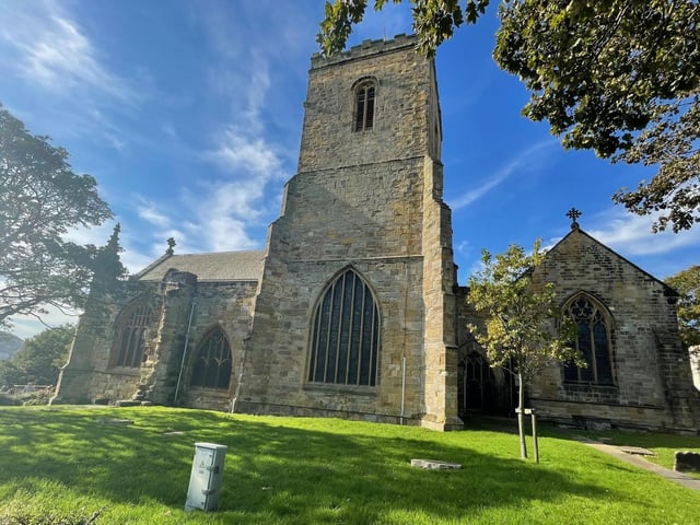 St Mary's Church on a sunny day, by Dawn Humphrey.