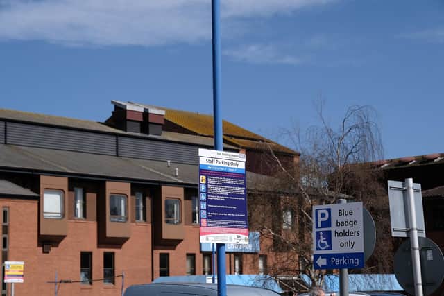 Parking charges at Scarborough Hospital are to be revised after feedback from staff.