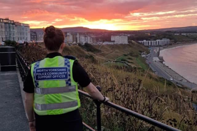 A man in Scarborough has been issued with a community protection warning