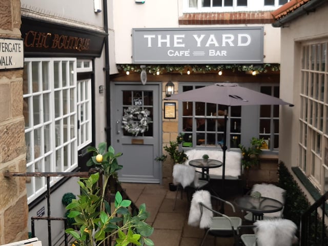 The Yard Cafe Bar is located on Flowergate.