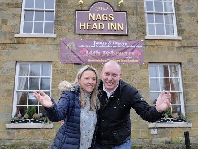 The Nags Head is located in Scalby and has a large beer garden with plenty of seating on offer which gets lots of sunshine.
