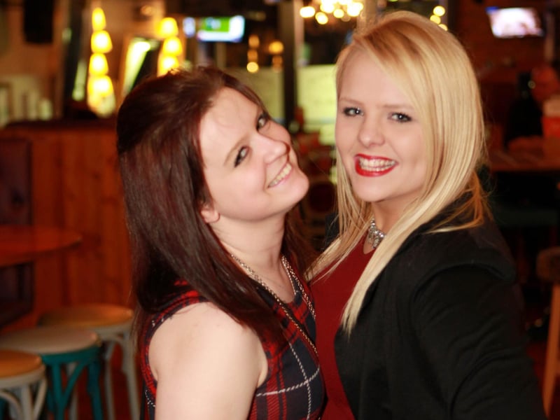 Amy and Jasmine looking fabulous in the Scarborough Flyer