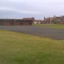 Tennis courts on Whitby West Cliff.