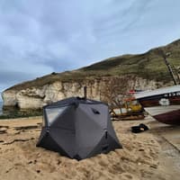Flamborough family brings wood-fired sauna experience to North Landing beach