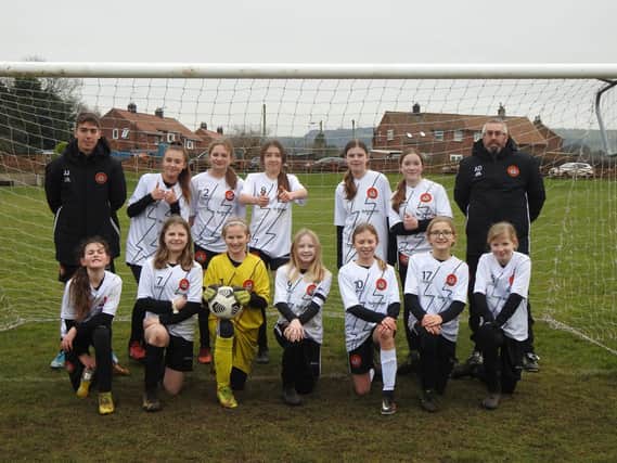 Scarborough Ladies Under-12s Whites net magnificent 7-1 victory