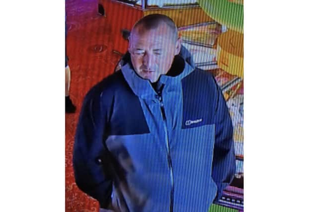 Police have released an image of a man they believe may be able to help with their enquiries