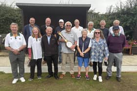 Borough Bowling Club won the Over-60s Doubles League for the first time in 34 years