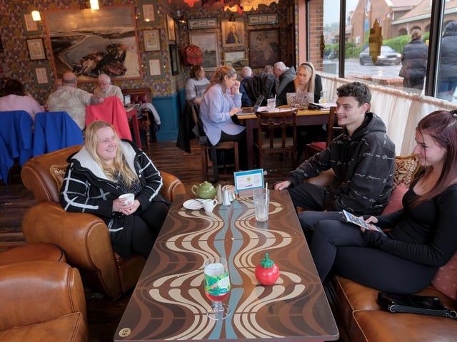 Visitors enjoy Pescado Lounge in Whitby.picture: Richard Ponter