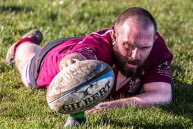 Whitby Maroons man of the match Gordon Bland