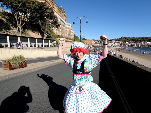 All dressed up for the Scarborough 10k