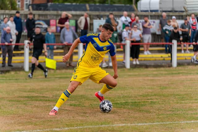 Ste Walker on the ball for Boro. Wandering Photography
