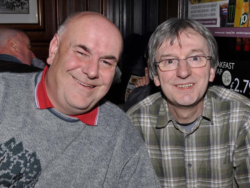 Ian and Mick relax together!