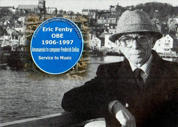 Proposed 'Blue Plaque' for Eric Fenby.