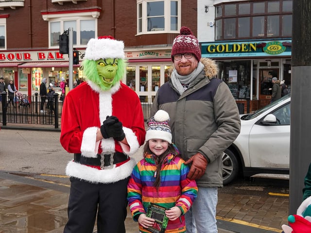 Trying to give the Grinch some festive cheer!