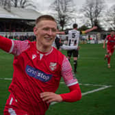 Danny Greenfield scored a crucial brace at Chorley last month.