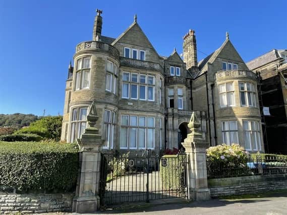 The imposing and historic building that is The Belvedere, The Esplanade, Scarborough.