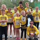 Junior Brid Road Runners at an event earlier this year.