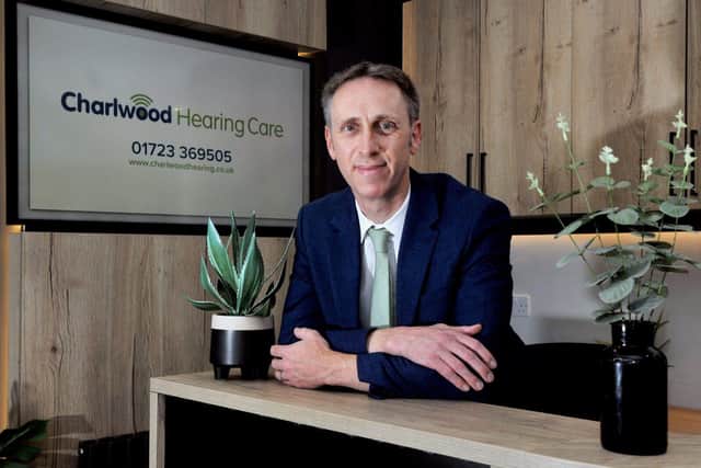 Business owner and audiologist Neil Charlwood