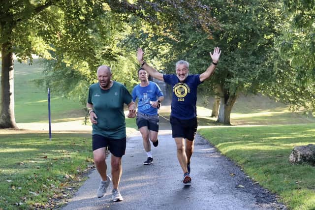 Bridlington Road Runners Andy Baker and Chris Price at Sewerby Parkrun, the latter earning a PB time PHOTO BY TCF PHOTOGRAPHY