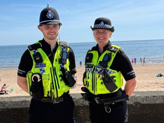 Officers were out on foot patrol in the Bridlington area on May 24, and within just two hours of starting their shift they completed over 8,000 steps.