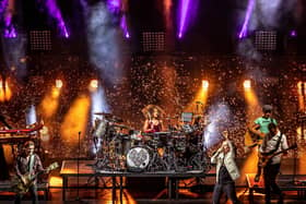 Simple Minds play Leeds First Direct Arena as part of their March UK and Ireland leg of their Global Tour 2024.