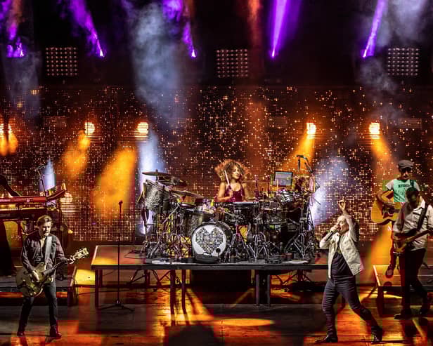 Simple Minds play Leeds First Direct Arena as part of their March UK and Ireland leg of their Global Tour 2024.