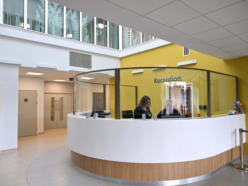 The new main reception.