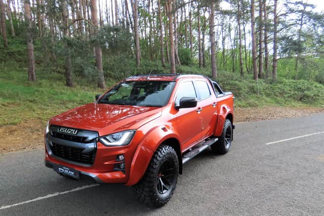 A good-looking pickup truck from Isuzu