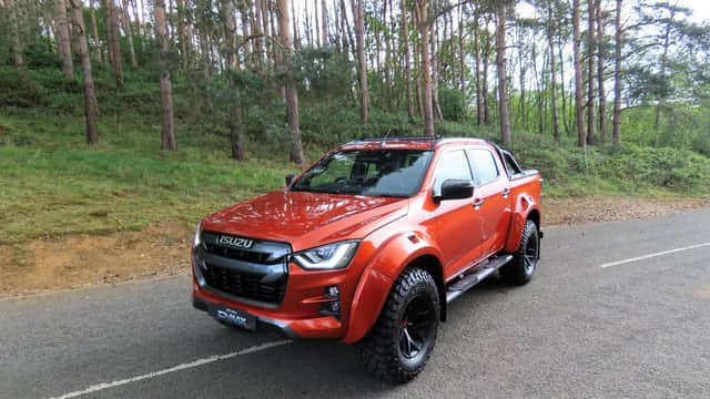 A good-looking pickup truck from Isuzu