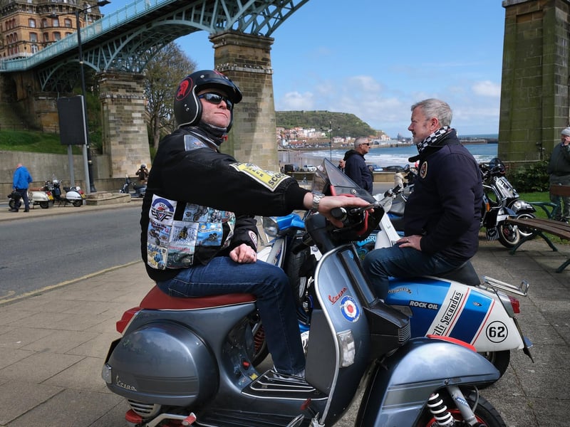 Neil Walker and Neil Dobson arrive in Scarborough.