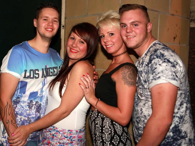 Dean, Kate, Jade and Jamie enjoying a date night.