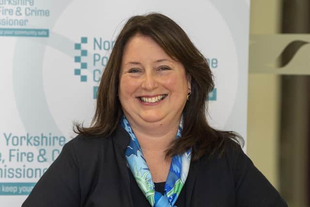 North Yorkshire Police, Fire and Crime Commissioner, Zoe Metcalfe.
Picture Tony Johnson