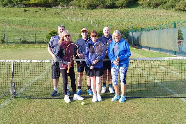 The Hackness and Scarborough Tennis Club Mixed A team.