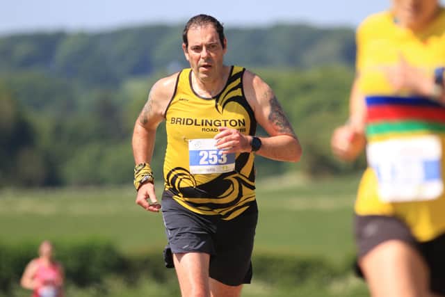 Stu Gent was the only Brid Road Runner to clock a PB at the Fountains Abbey parkrun