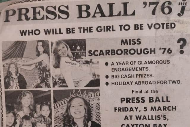 Newspaper cutting of the 1976 competition.