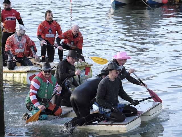 During the race