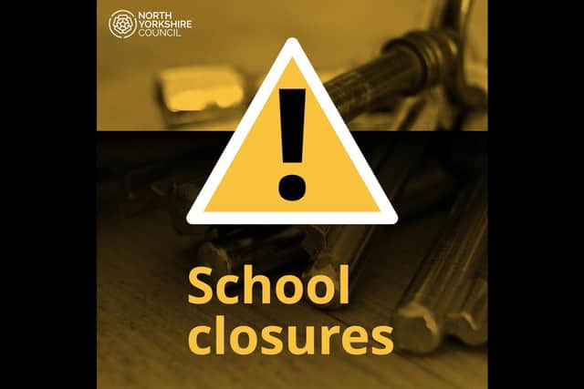 Some schools in Scarborough will open later than usual today